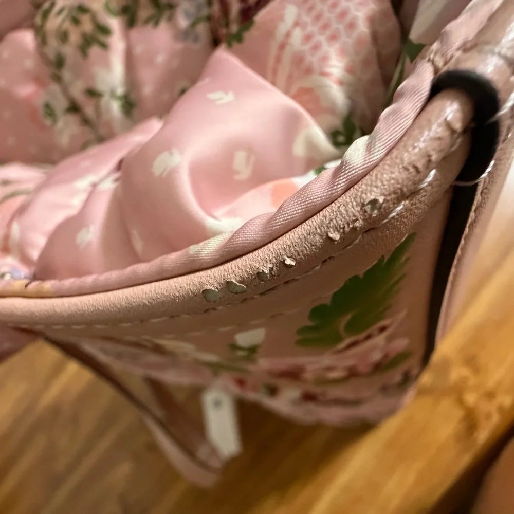 Tory Burch Ella Nylon Quilted Tote PINK SUGAR BERRY
FLORAL - Picture 8 of 15